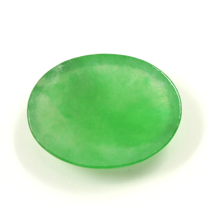 楽天市場】ヒスイ ルース 1.254ct オーバル・カボション・カット 【4月 