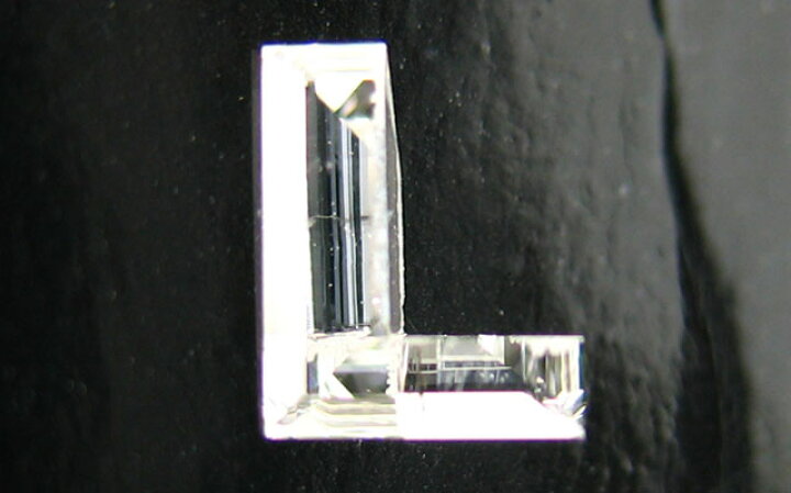 楽天市場】「L」字形 ダイヤモンド ルース 0.109ct, Gカラー, SI-1 