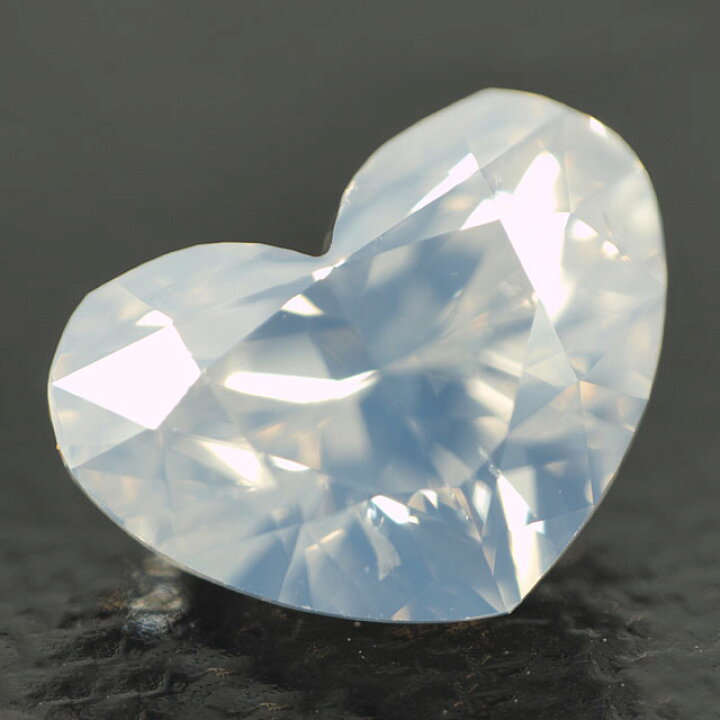 0.246ct ぐらつか FANCY WHITE系 天然ダイヤモンド ハートシェイプ