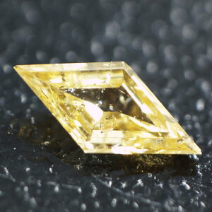 楽天市場 ロゼンジ ステップ カット イエローダイヤモンド ルース 0 070ct I 1 菱形のファンシーシェイプダイヤモンド 中央宝石 研究所ソーティング袋付 送料無料 タノーダイヤモンド楽天市場店