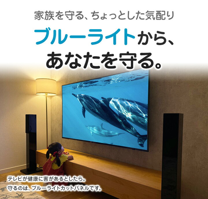 楽天市場】ブルーライトカット 液晶テレビ保護パネル 32〜75インチ 32 