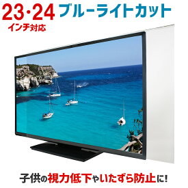 【全品5%OFFクーポン★6/11 01:59まで】ブルーライトカット 液晶テレビ保護パネル 23インチ 24インチ 23型 24型 【2mm厚】【カット率44.73％】【液晶テレビ 保護パネル 保護フィルム 液晶 テレビ 保護 カバー パソコン デスクトップPC テレビガード】 23・24MBL3