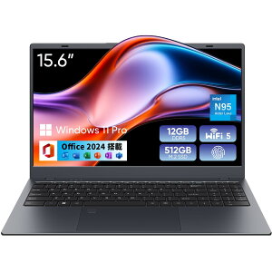 �m�[�g�p�\�R�� 12GB RAM/512GB SSD 15.6�C���` 1080P FHD �X�N���[��Windows11 Pro�Ή� �m�[�gPC ���^�y��,Intel N95�v���Z�b�T�[ �ō�3.4GHz 2.4G/5G Hz WiFi�Ή� �u���[�g�D�[�X�AHD�|�[�g