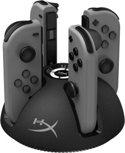 yNintendo SwitchΉzHyperX ChargePlay Quad Nintendo Switch Joy-ConRg[[[dHX-CPQD-U (4P5M7AA) [sAi]