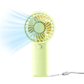 携帯扇風機 乾電池式 ハンディファン 小型 5インチ 静音 単4電池2本使用 卓上 アウトドア 防災用