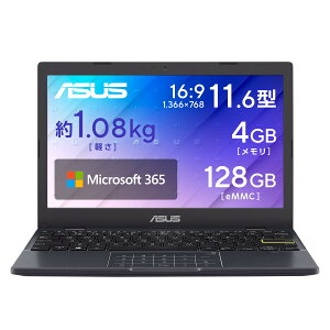 ASUS �m�[�g�p�\�R�� Vivobook Go 12 E210KA 11.6�^ �C���e�� N4500 ������4GB eMMC 128GB Windows 11 S���[�h �o�b�e���[�쓮 9.2���� �d��1.088kg Wi-Fi 6 �s�[�R�b�N�u���[ E210KA-N441BWS/A