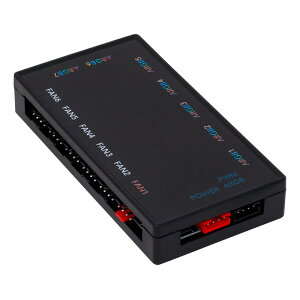 ARGB�t�@���n�u PWM�t�@���n�u 7���� 6���� 4�s�� �R�l�N�^���� �}�U�[�{�[�h�ڑ� LED���� PC�P�[�X���z������ �u���b�N W97×D51×H17mm �M���P�[�u�� �d���P�[�u���t�� �A�h���T�u��RGB LED 3�s����