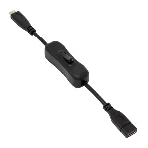 �A�C�l�b�N�X PD100W�Ή� USB3.2Gen1 Type-C �d���X�C�b�`�P�[�u�� 20cm U31CC-MF02P10S