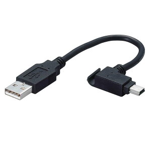ELECOM ���o�C���pUSB�P�[�u�� USB(A)�I�X-USB(miniB)�I�X 0.1m USB-MBM5