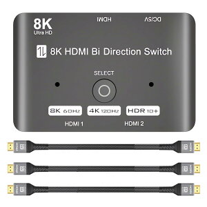 �X�}�[�g�Ǖi hdmi ���z�� �o���� 8K 60HZ 4k 120hz hdmi �ؑ֊� 2����1�o��/1����2�o�� �����o�͂Ȃ� Switch 1 2/PS3 4 5/Xbox/PC�ȂǑΉ� ���{�������