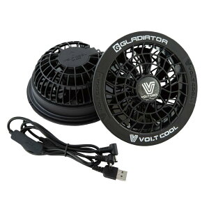 GLADIATOR×VOLTCOOL GF-856 �{���g�N�[�� �t�@���Z�b�g �j�����p �u���b�N F