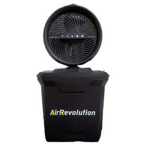 AirRevolution MIST FAN �����g�~�X�g�t�@�� �[�d�� �R�[�h���X �^�C�}�[�@�\ ���[��: ����334mm×��317.5mm×���s178.5mm ��2.7kg �A�E�g�h�A ��ƌ��� KM�l�N�X�g