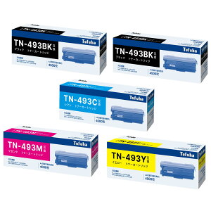 TN-493 �݊��g�i�[�J�[�g���b�W �u���U�[ �p TN493 �g�i�[ TN-491 TN491 �̑��ʃ^�C�v BK*2/C/M/Y ���v5�F�Z�b�g 493 491 ��e�� �Ή��@��:HL-L8360CDW HL-L9310CDW MFC-L8610CDW MFC-L9570CDW �v�����^�[�g�i�[