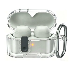 For SONY WF-1000XM6 �p�P�[�X �J�o�[ TPU�� ���b�N�@�\ ���������� ���� �N���A�P�[�X ���^ �ϏՌ� ���C�����X�C���z�� �ی�J�o�[ ���΂ݖh�~ WF-1000XM6�Ή� �J���r�i/�X�^���h�@�\�t��
