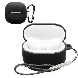 For Redmi Buds 6 Pro �P�[�X �J�o�[ �i�J���r�i�t��+�X�g���b�v�t�� �j �V���R�������h�~ �L�Y�h�~ �ϏՌ� �����[�d�\ �h�� �h�o Redmi Buds 6 Pro �p �P�[�X �J�o�[