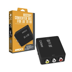 Armor3 �gNuScope Converter Box for AV to HD / AV�o�͂�HDMI�ɕϊ�����R���o�[�^ NESR/SNESR/N64R/GameCubeR/WiiR/GenesisR/SaturnR/DreamcastR/PS1R/PS2R/XboxR/Xbox360R�Ή�