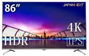 JAPANNEXT JN-IPS8600UHDR-KG [�����K���X�d�l 4K(3840 x 2160) 86�C���`�t���f�B�X�v���C UHD PC���j�^�[] PIP / PBP�@�\�Ή�