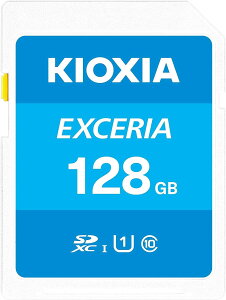 128GB SDXC�J�[�h SD�J�[�h KIOXIA �L�I�N�V�A EXCERIA Class10 UHS-I U1 R:100MB/s �C�O���e�[�� LNEX1L128GG4