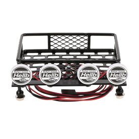 KONGNY ルーフラック荷物キャリア、ライトバー付き1/10 RC