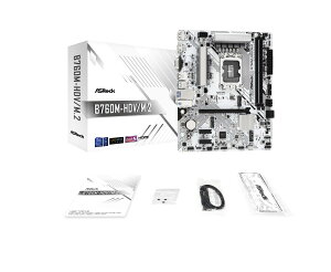 Micro-ATX�}�U�[�{�[�h LGA1700 ��12���� ��13���� CPU�Ή� DDR5�������Ή� ���i���d����H���� �z���C�g�J���[�f�U�C�� D-Sub DisplayPort HDMI 2.5Gbps�L��LAN�|�[�g���� ����PC �Q�[�~���OPC �p�\�R���p�[�c