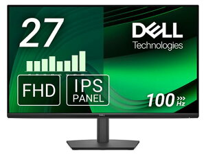 Dell �t���f�B�X�v���C E2725HM 27�^/1920×1080/HDMI�ADisplayPort�AVGA/�u���b�N/�X�s�[�J�[:�Ȃ�