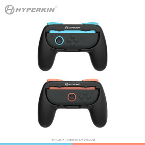 Hyperkin Pro Handle Attachment Set(2�Z�b�g) Nintendo Switch2 JoyCon�p�v���n���h���E�A�^�b�`�����g(�u���b�N)|�O���b�v�����ŉ��K����&�����ԃv���C�ɍœK|���q�l�ł����t���ȒP