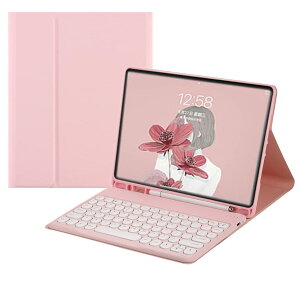 Galaxy Tab S8+ �L�[�{�[�h �P�[�X �ی^�L�[ ���� �J���[�L�[�{�[�h �J���t�� Galaxy Tab S8 Plus S8�v���X 12.4�C���` �ۂ� ������ �L�[�{�[�h�t�� �J�o�[ S�y�����[�\