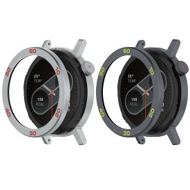 [RuenTech]対応CMF Watch Pro 2ウォッチベゼル、メタルベゼル ウォッチベゼルケース+強化ガラス ウォッチパーツベゼルケース ベゼルリングケース CMFウォッチPro 2用交換ベゼル スマートウォッチパ