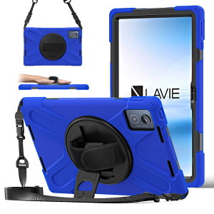 Doo�Ή� NEC LAVIE Tab T11 11.45�C���` (PC-T1175JAS/PC-TAB11203)�p �P�[�X 2024���f�� 11.45�C���` LAVIE Tab 112K3�p �P�[�X �ϏՌ� �ČRMIL���i �c���X�^���h 360�x��]�X�^���h ���߉\�n���h�X�g���b�v�ƌ��|
