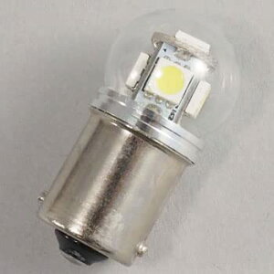 �d���^ LED5�o���u 12V BA15S �z���C�g