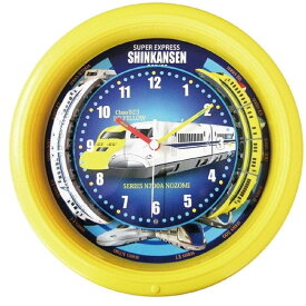 ダブルトレイン新幹線クロック SR-WC16001 YL(イエロー)