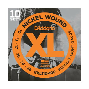 �_�_���I D'Addario EXL110-10P 10�Z�b�g�p�b�N �G���L�M�^�[��
