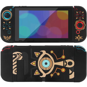 TIKOdirect Nintendo Switch�p�ی�P�[�X �\�t�g�t���X�L���ی�J�o�[ ���킢���N�[���ȕ� �V���R�� �X���� �ϏՌ� �w�ʂƃO���b�v�P�[�X �X�C�b�`�p �u���b�N