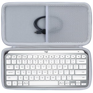 Lebakort���[�P�[�X�ƌ݊����̂���Logicool(���W�N�[��) MX keys mini�L�[�{�[�h KX700 ���C�����X �L�[�{�[�h (�I�t�z���C�g �P�[�X)