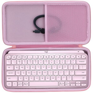 Lebakort���[�P�[�X�ƌ݊����̂���Logicool(���W�N�[��) MX keys mini�L�[�{�[�h KX700 ���C�����X �L�[�{�[�h (�s���N �P�[�X)