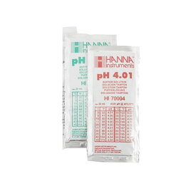 ハンナ インスツルメンツ・ジャパン ハンナ pH標準液 (スタンダードタイプ) pH 4.01 & pH 7.01 HI77400P