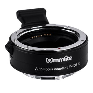 Commlite CM-EF-EOSR �}�E���g�A�_�v�^�[ EOSR�Ή� �����Y�A�_�v�^�[ �����O �}�E���g�ϊ��A�_�v�^�[ AF �i�蒲�� IS��U��␳ �L���m�� EF/EF-S�����Y��Canon EOS R/RF �V���[�Y �~���[���X���J���� EO