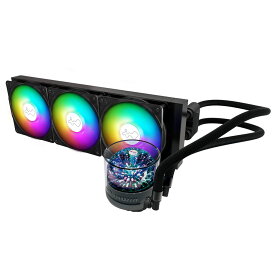 新しいライティング Nebula 採用した 360mm ラジエータモデル 水冷クーラー 黒