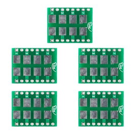 SMDからDIPへのアダプターコンバータープレートボードコネクター5個 2512 1812 1210 1206 SMA SMB SMC to DIP 2.54MM パッチターンDIPアダプター。