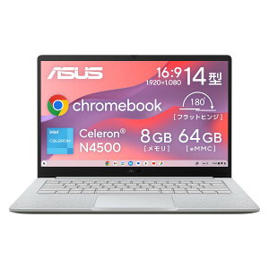 Chromebook 14�C���` �C���e�� Celeron N4500 8GB ������ 64GB eMMC �o�b�e���[�쓮 13.8���� �d��1.39kg ���{��L�[�{�[�h Wi-Fi 6 �s���A�O���[