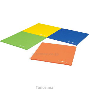 マット 体操 体育 室内 学校 体操教室 競技用 持ち手 スポーツ軽量連結マット60 H-7190G 60×60 緑 トーエイライト 4518891265171 k23-mk