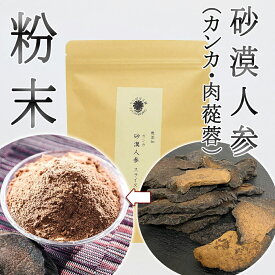 砂漠人参粉末 カンカ 100g 新疆ウイグル産 サバクニンジン 肉蓯蓉 ニクジュヨウ にくじゅうよう ニクジュウヨウ 栄養ドリンク素 肉苁蓉 たんぽぽ本舗