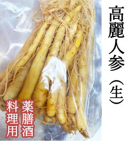 6年根高麗人参(生) 高麗人参 薬膳酒用 110g 長白山産 野生環境露地栽培 朝鮮人参姿 そのまま乾燥 白参 野生環境露地栽培 たんぽぽ本舗 高麗人参酒 長白参 無添加 高麗人参茶