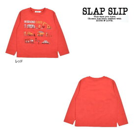 24'春新作 SLAPSLIP スラップスリップ くるまブロック風モチーフロンT 長袖Tシャツ 長そで ベビー 子供服