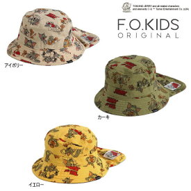 【セール/10%OFF】24'夏新作 F.O.KIDS エフオーキッズ トムとジェリーコラボアウトドアハット r268034 帽子 ベビー キッズ 子ども服