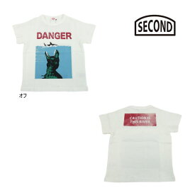 【セール/30%OFF】23'夏新作 JEANS-b ジーンズベー DANGER恐竜Tシャツ 半袖 半そで キッズ 子ども服 ジュニアJr