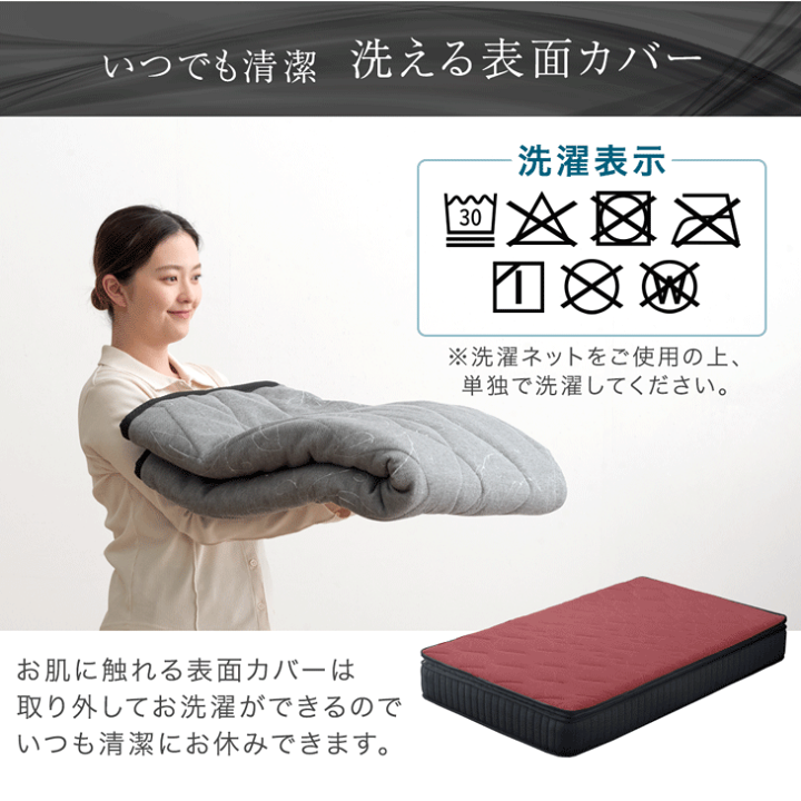 楽天市場】選べる寝心地！ リバーシブル ピロートップ マットレス