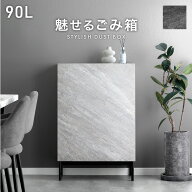 魅せる ごみ箱 石目調 90L 隠せる 目隠し ゴミ箱 ダストボックス 分別ゴミ箱 分類ゴミ箱 ペールストッカ…