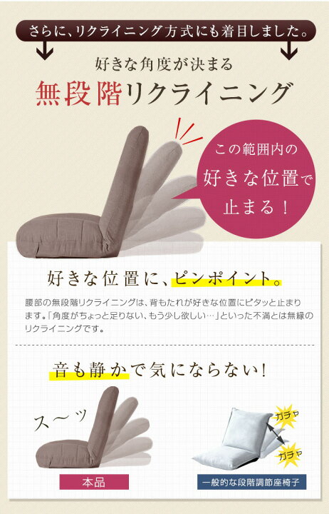 楽天市場】へたりにくい！BIG あぐら座椅子 ポケットコイル レバー式 