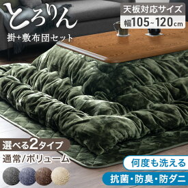 楽天Rank1位 とろりん こたつ布団 掛敷セット 長方形 抗菌 防臭 防ダニ 何度も洗える 200×240 こたつ 布団 掛け 敷き 掛 敷 セット 2点 セット こたつ布団セット フランネル こたつ用布団 大判 掛け布団 掛布団 敷き布団 敷布団 洗える